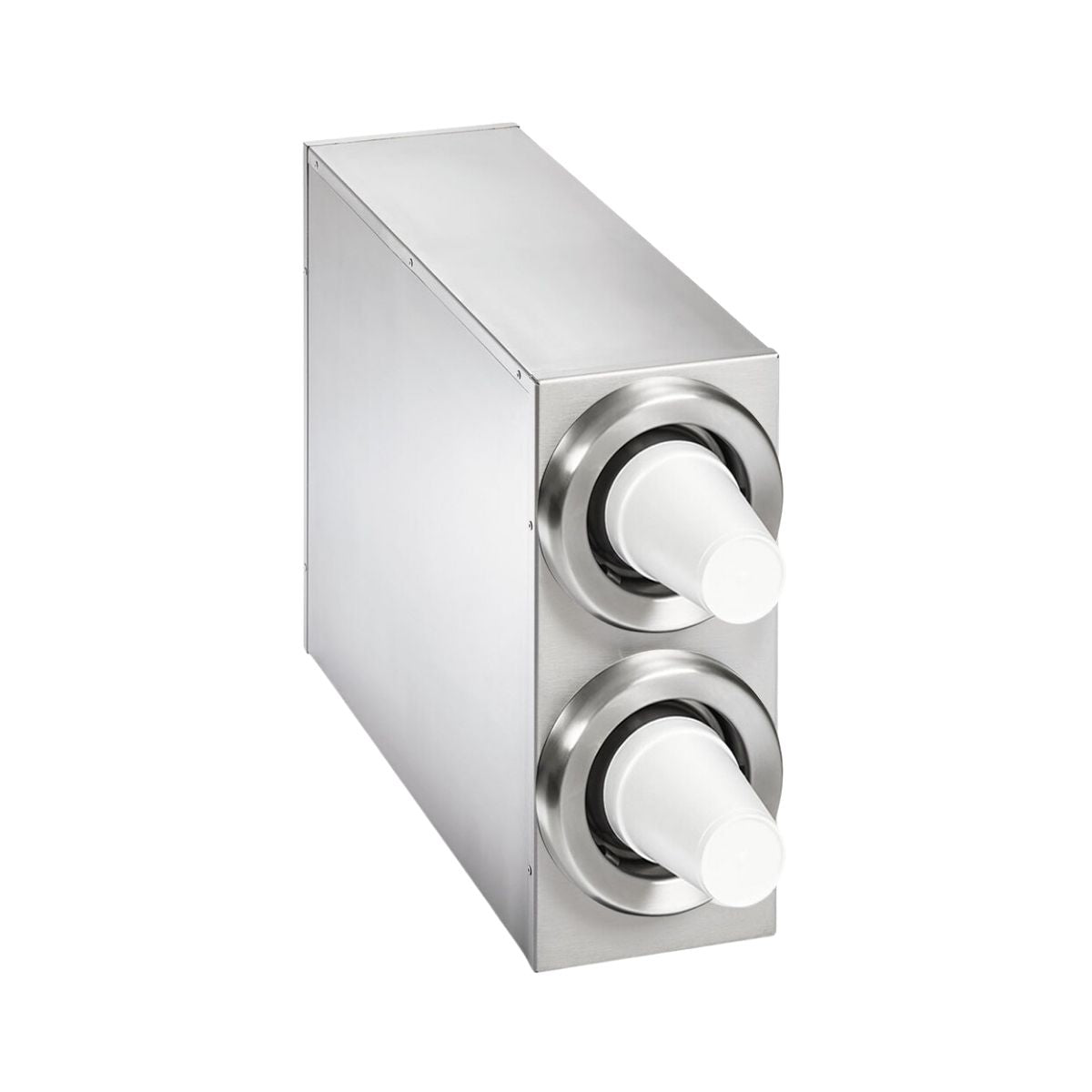 Vollrath 58822-D-D 2-Tier Dispenser, 7-1/8"Wx23-1/4"Dx16-3/8"H, Sleeves (3"-4-5/8" Rim), CADJ-3