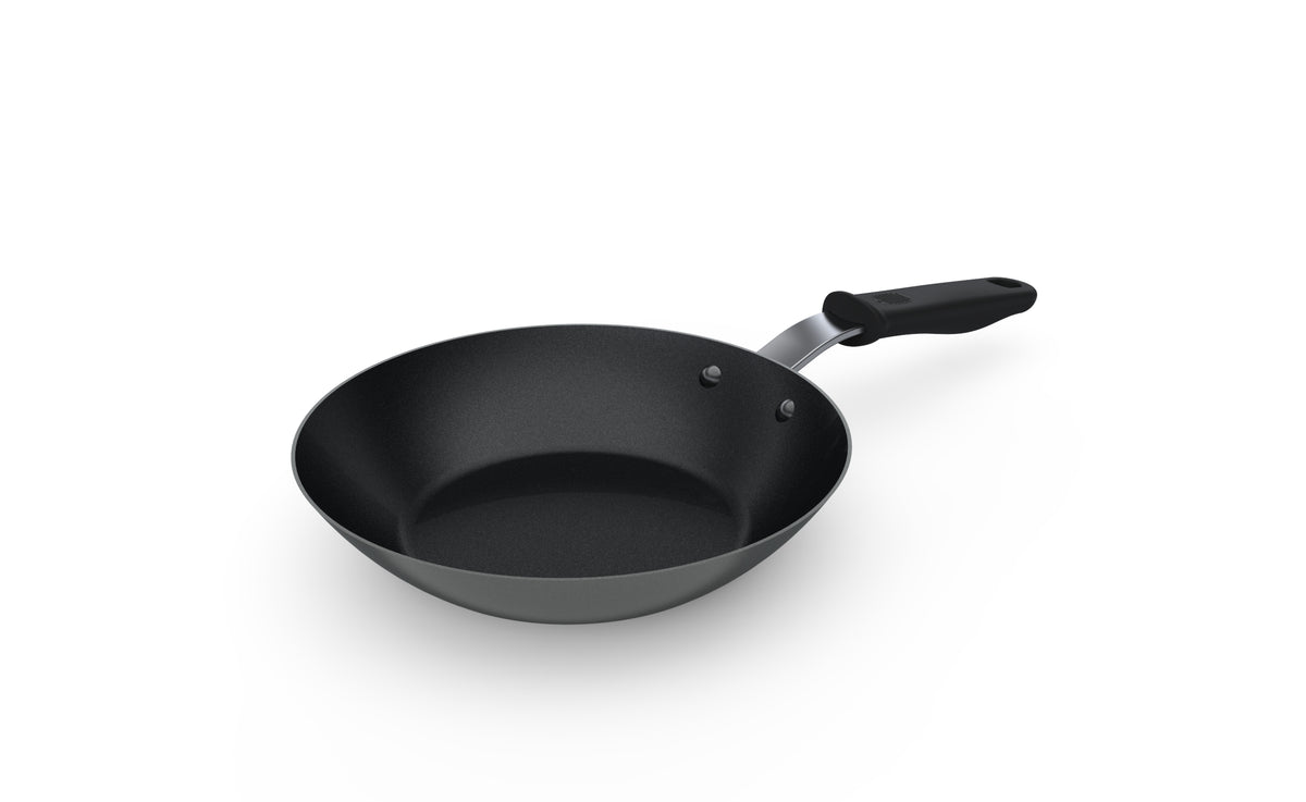 Vollrath 592385 Fry Pan, 8-1/2" 21.6 cm Steel, Black, X3 Non-Stick, Silicone Handle, Induction Ready — Case of 6 pieces