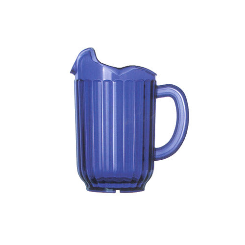 Vollrath 6010-44 Tuffex I Deluxe Three-Lipped Pitcher, 60 Oz., Polycarbonate, Cobalt Blue, With Handle — Case of 12 pieces