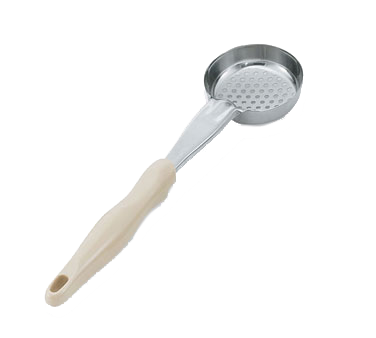 Vollrath 6432335 Spoodle Control Spoon, 3 Oz Stainless Steel, Ivory Nylon Handle, NSF Certified — Case of 12 pieces