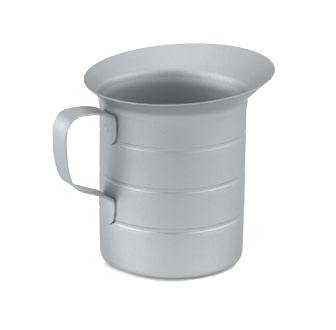 Vollrath 68296 Measuring Cup - 1 Quart (32 oz) Aluminum 18-Ga, NSF Certified, Made in USA — Case of 6 pieces