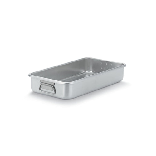 Vollrath 68366 Roasting Pan Top, 11 1/4 Qt, 19 3/4" x 10 7/8" x 3 5/8", Loop Riveted Handles, 14-Ga, NSF — Case of 2 pieces