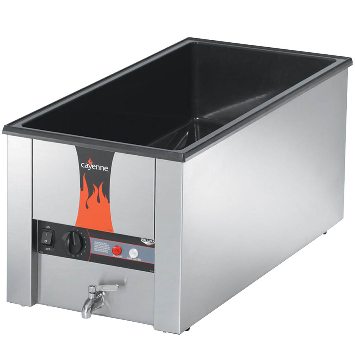 Vollrath 72051 Cayenne 4/3 Rectangular Heat 'N Serve Rethermalizer, Countertop
