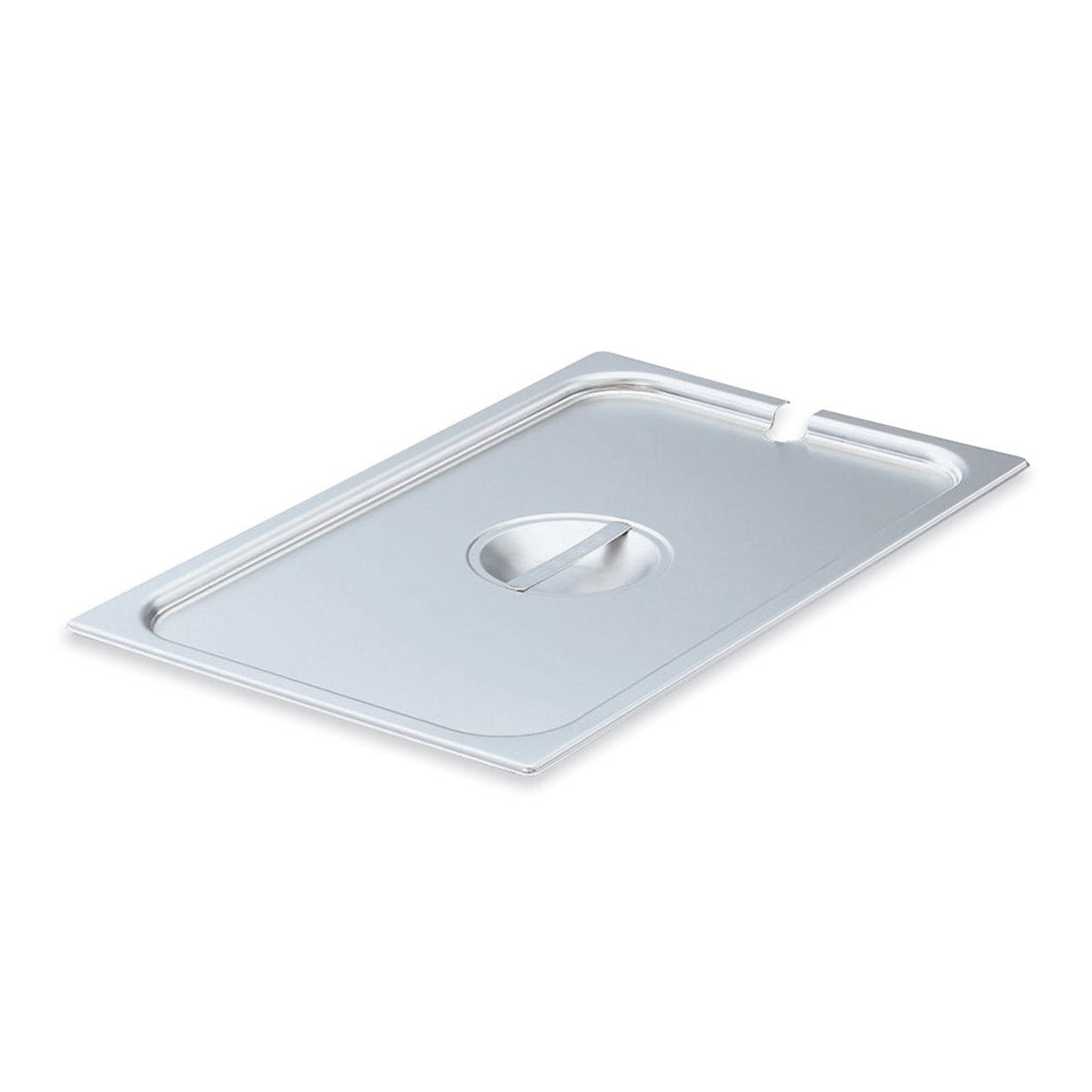 Vollrath 75210 Super Pan V Steam Table Pan Cover, Full-Size, Steel Slotted with Handle, Made in USA — Case of 6 pieces
