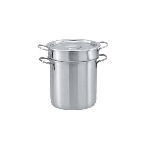 Vollrath 77110 Double Boiler, 11-Qt 18-8 Stainless Steel, Loop Handles, 11-7/8" Dia x 8-3/4" NSF