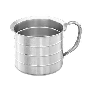 Vollrath 79540 Urn Cup, 4 Quart, Stainless, Graduated In Quart, Tubular Handle — Case of 4 pieces