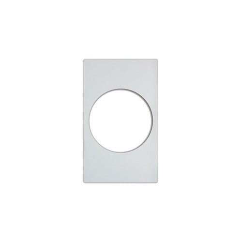 Vollrath 8242620 Miramar Template, White Stone Resin, 21-1/8" x 12-3/4", 1 Large Round Cutout
