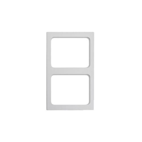 Vollrath 8244120 Miramar Template, 2-Pan Capacity, White Stone, Thermoset Resin, 12" x 20"