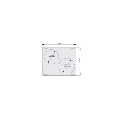 Vollrath 8250714, Stainless, 2 Cutouts, 21-1/8" x 25-3/4", For 49425 Brazier & 49418 12" Stir Fry