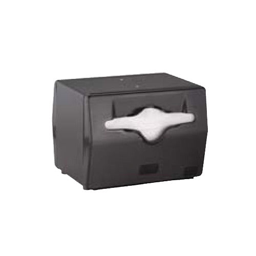Vollrath 8545-06 Counter Napkin Dispenser, 5" x 7", 175 Cap, Steel Body, Black Face