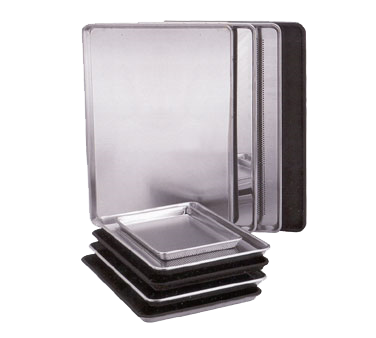 Vollrath 9003 Sheet Pan, Full-Size 26" x 18" x 1" Aluminum, Solid Uncoated, 19-Gauge, Made in USA — Case of 12 pieces