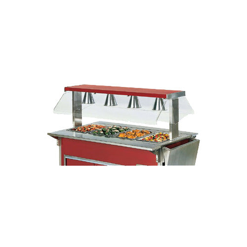 Vollrath 98601 Access Non-Adjustable Buffet Breath Guard modified corner station