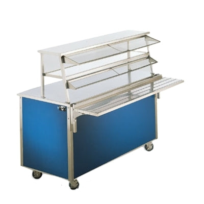 Vollrath 9861803 46" Cafeteria Double-Deck with Tempered Glass Front Panel
