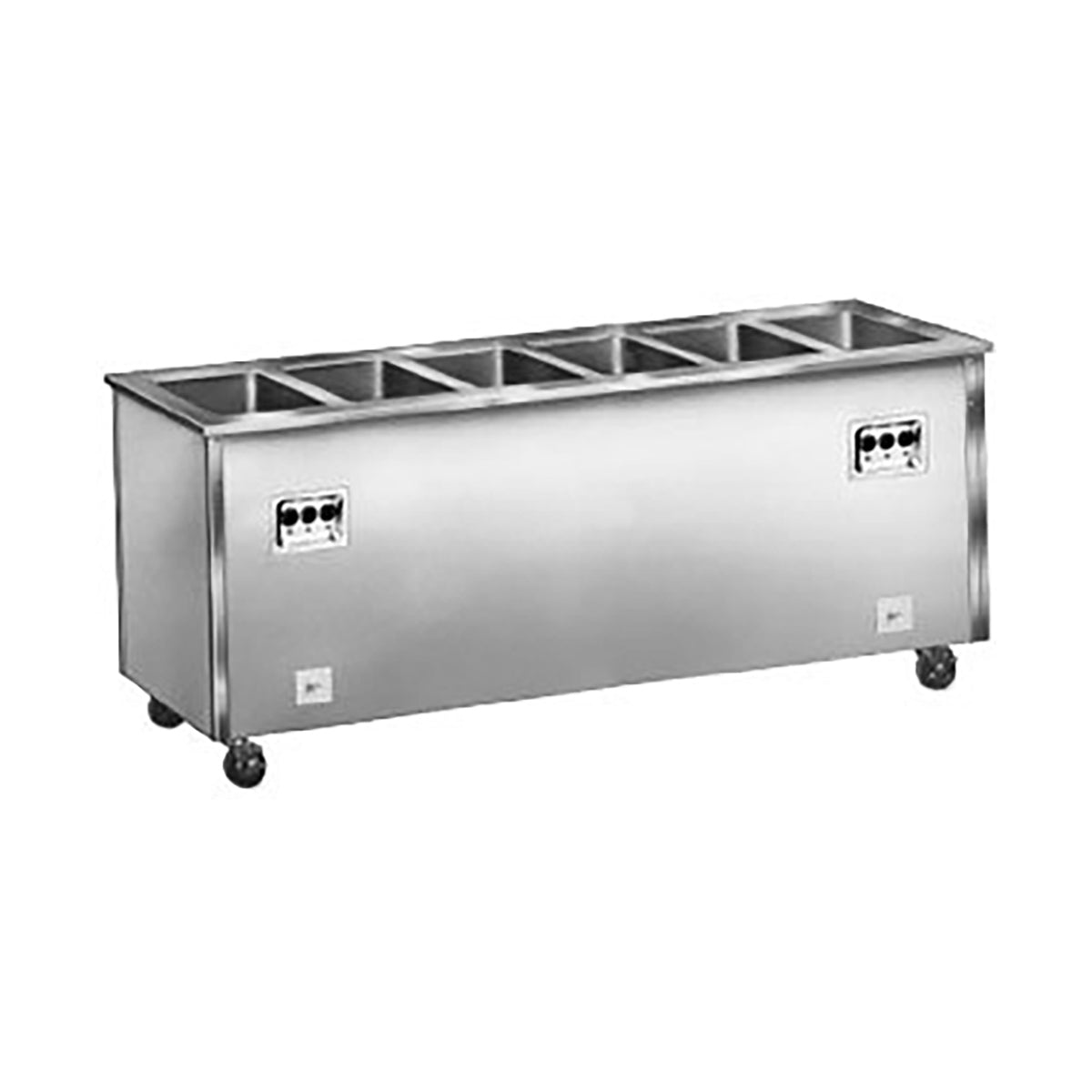 Vollrath 98888 88" 4-Series Signature Server (6) Well Hot Food Serving Counter