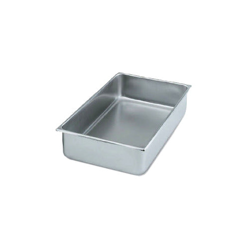 Vollrath 99740 Water Pan, Straight-Sided Stainless Steel, 20 23/32"x12 3/4"x4-3/8", Made in USA — Case of 2 pieces