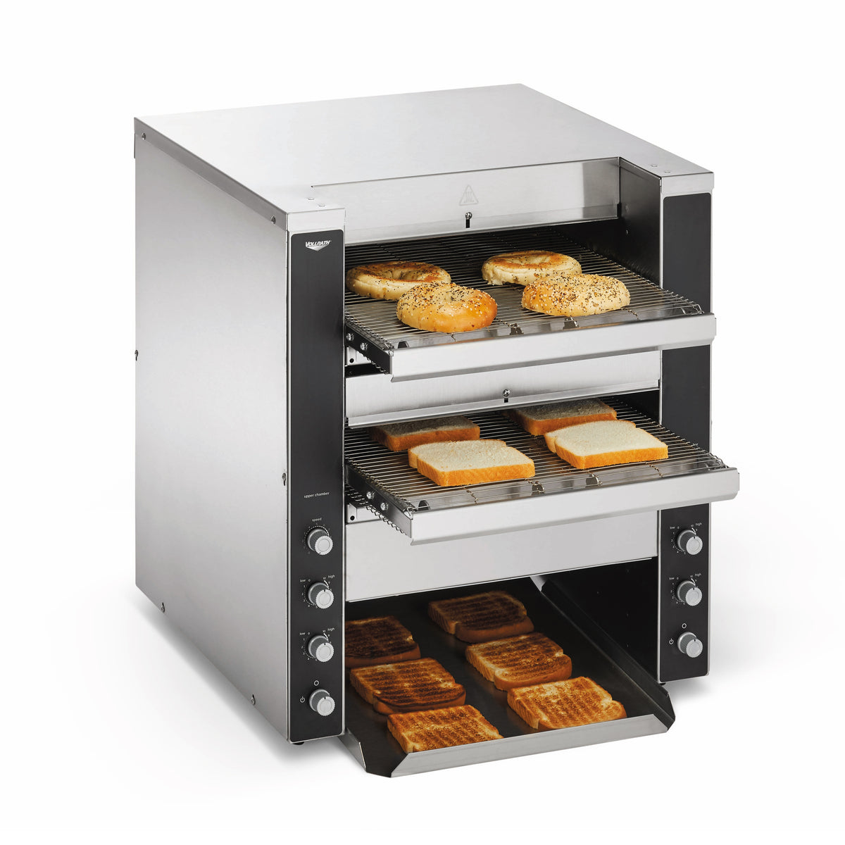 Vollrath CVT4-208DUAL Dual Conveyor Convertible Toaster