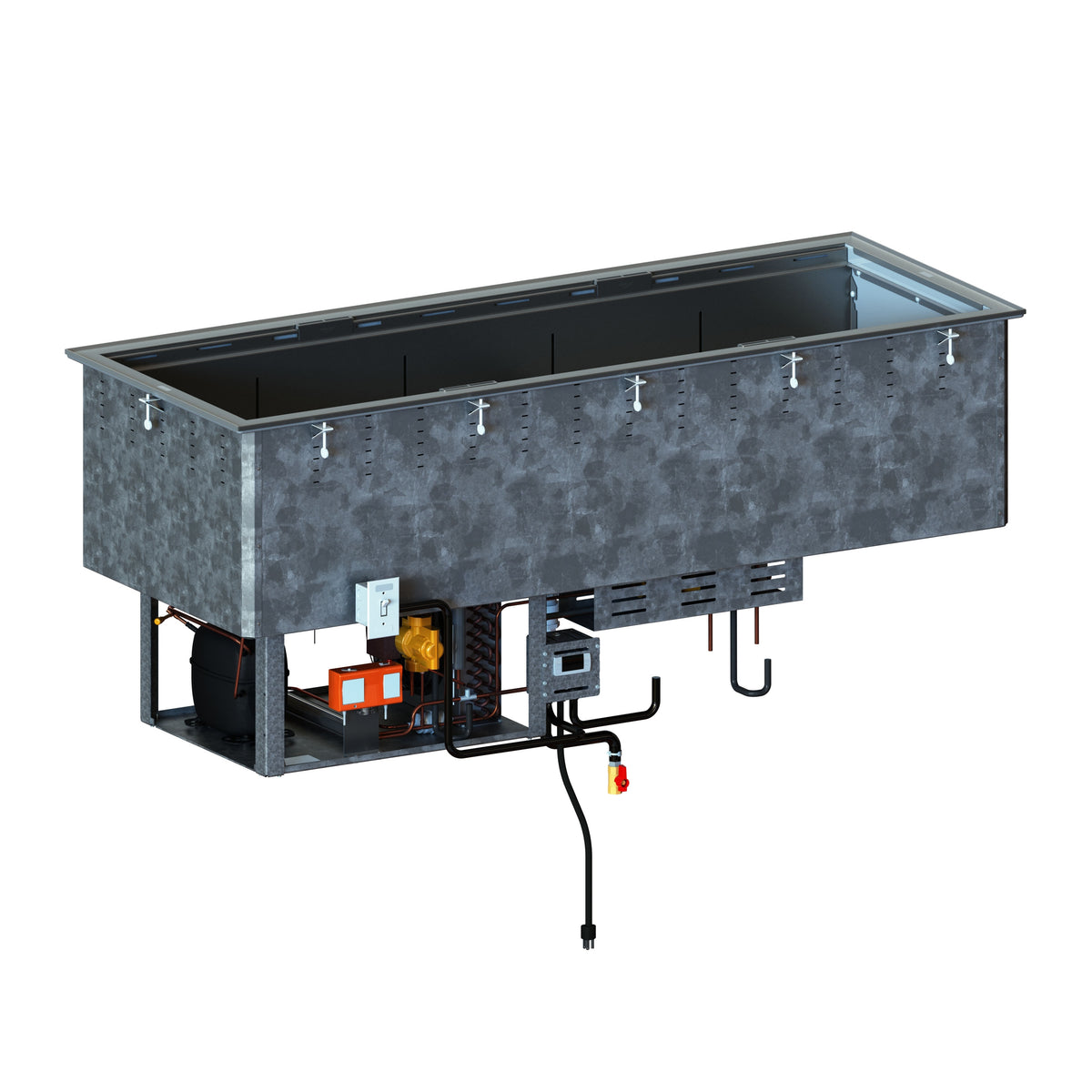 Vollrath FC-4C-05120-FA Refrigerated Cold Food Well Unit, Drop-In, 5-Well
