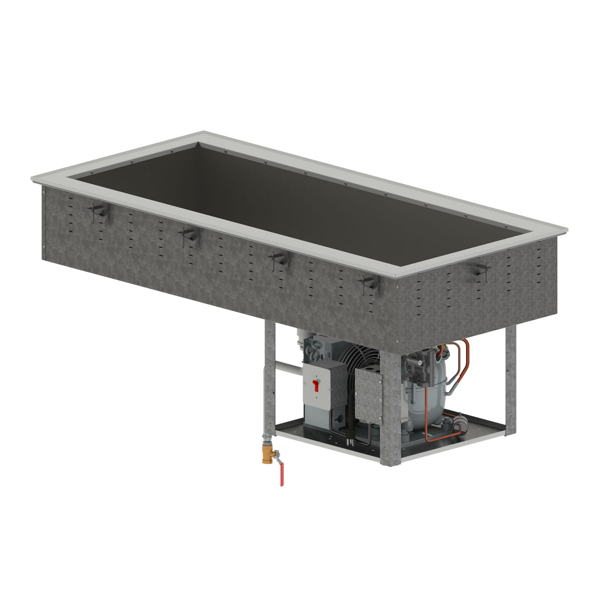 Vollrath FC-4CP-05120-R Standard Refrigerated Cold-Pan, Drop-In, 5-Well