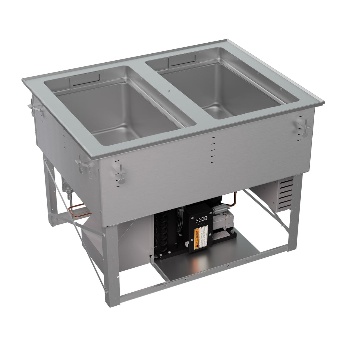 Vollrath FC-HCF-02208-AD-FF Hot/Cold/Frozen Food Well Unit, Drop-In, 2-Well