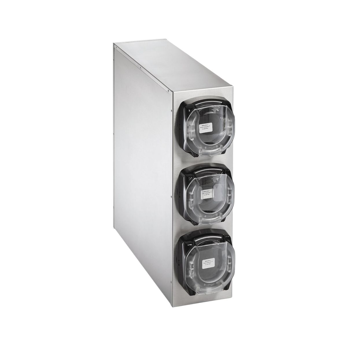 Vollrath K58823 LidSaver3 Lid Dispenser Cabinet, Stainless Steel, 7-1/8" W x 23-3/8" D x 24" H