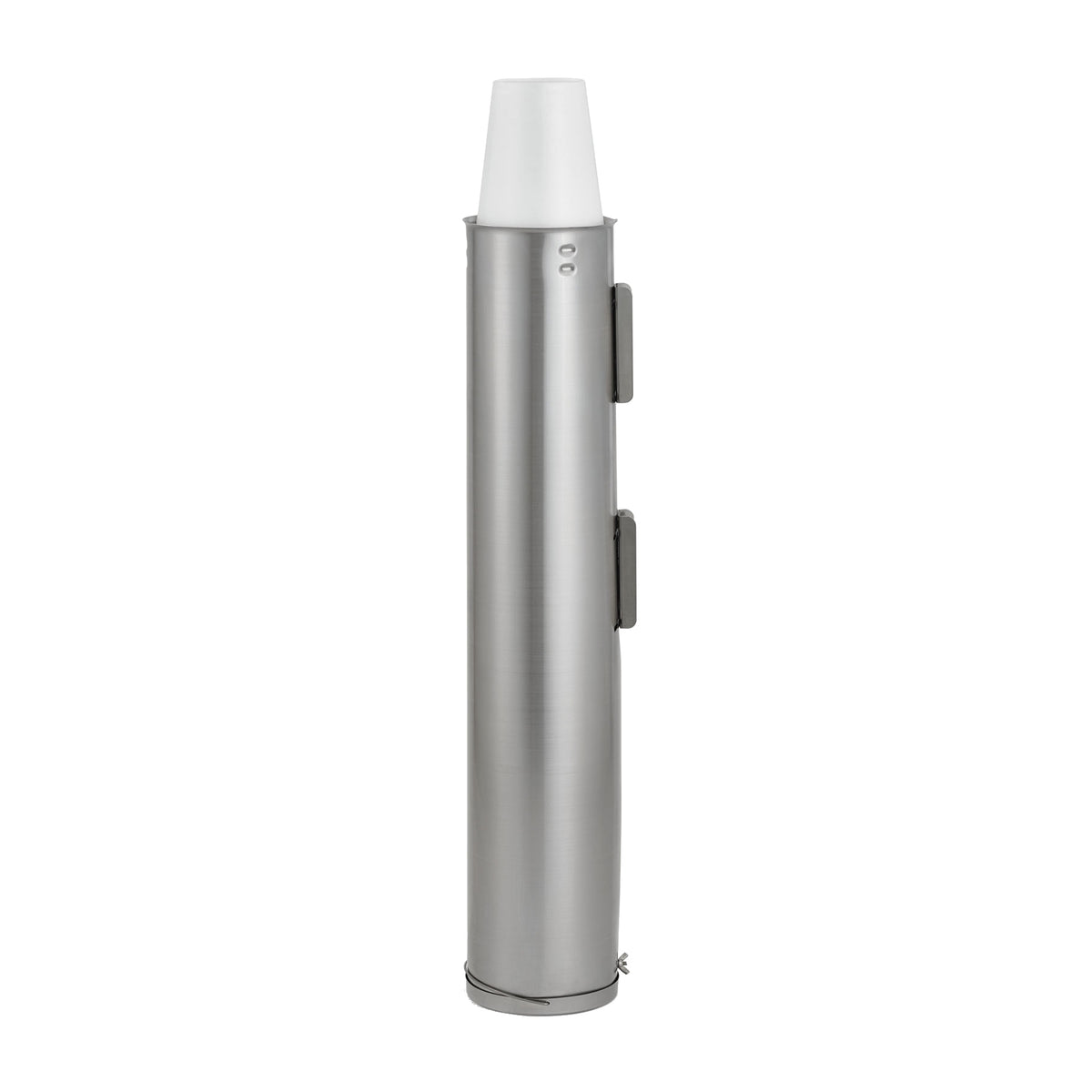 Vollrath SLC-4 Spring Cup Dispenser, Adjustable 4-1/8"-4-7/8" 26-7/8"W x 5-1/5"D, Steel, Mount, NSF