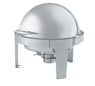 Vollrath T3505 Chafer - 7-Qt, 19" W x 22" D x 19" H, Roll Top, Water & Food Pans, 2 Fuel Holders
