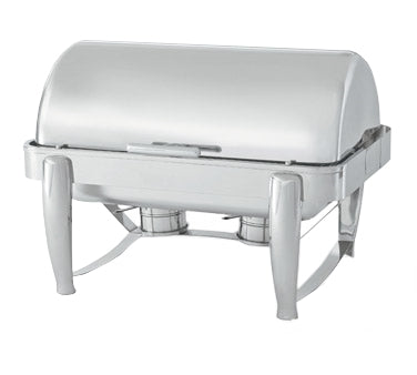 Vollrath T3600 D-Lux Chafer 8-1/2 Qt 25"W X 21"D X 18"H Dripless Cover Lift-Off Stainless Steel
