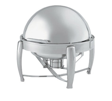 Vollrath T3605 D-Lux Chafer, 6-Qt, 19"W x 22"D x 19"H, Dripless Cover, Pan/Holders Stainless Steel