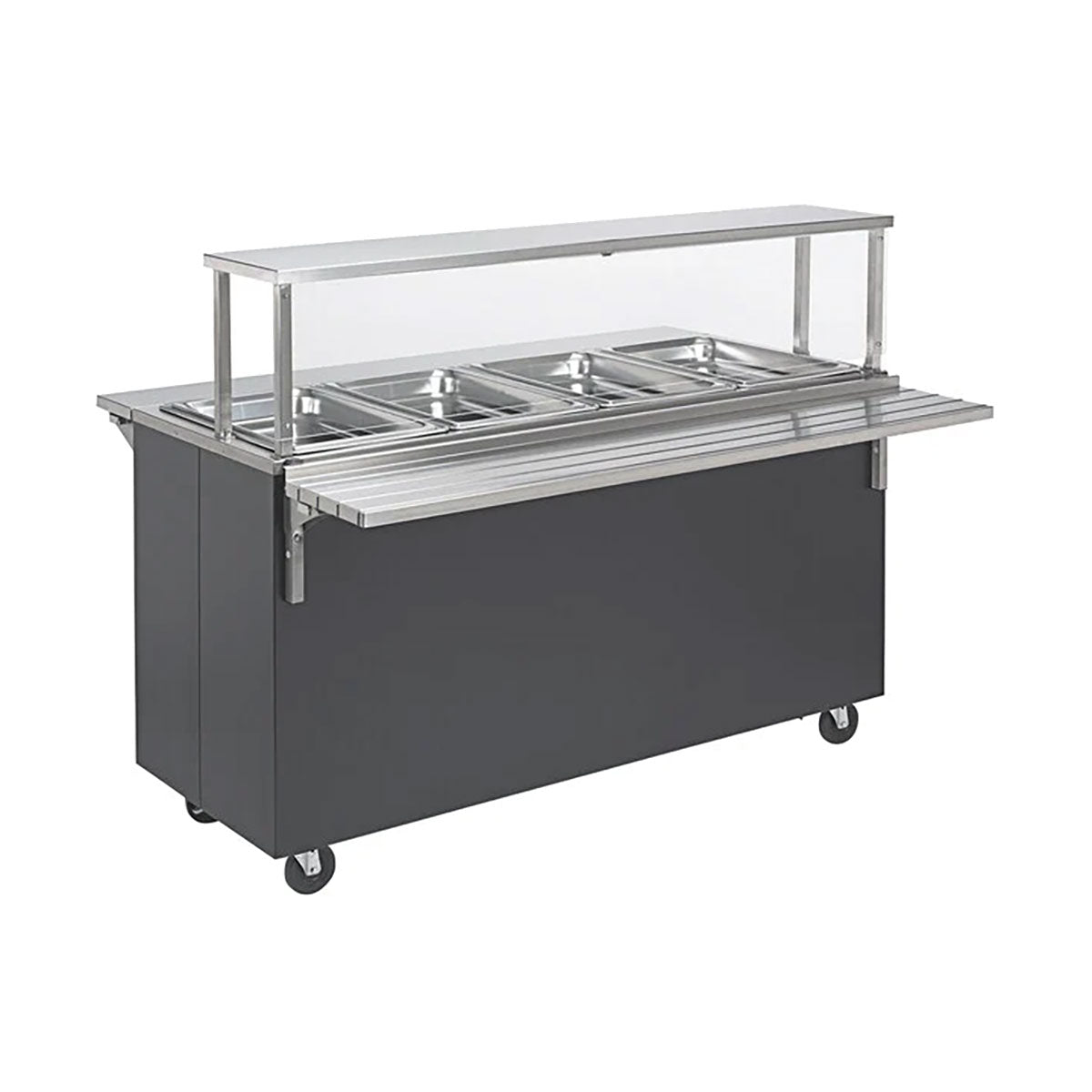 Vollrath T39710 60" 2-Series Affordable Portable (4) Sealed Well Hot Food Station Deluxe