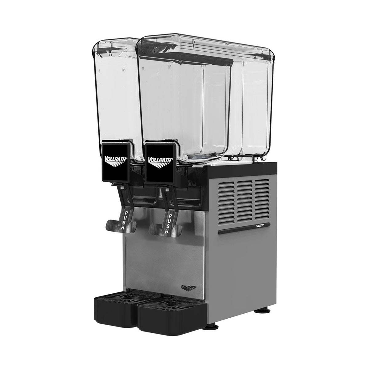 Vollrath VBBC2-37-A Beverage Dispenser with Double Bowls / Agitator Type - 2.1 Gal (each) - 1285 Btu