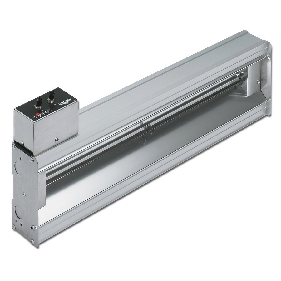 Vollrath 56 Cayenne Strip Type Heat Lamp For 6-Well Contemporary Breath Guard, Toggle Control