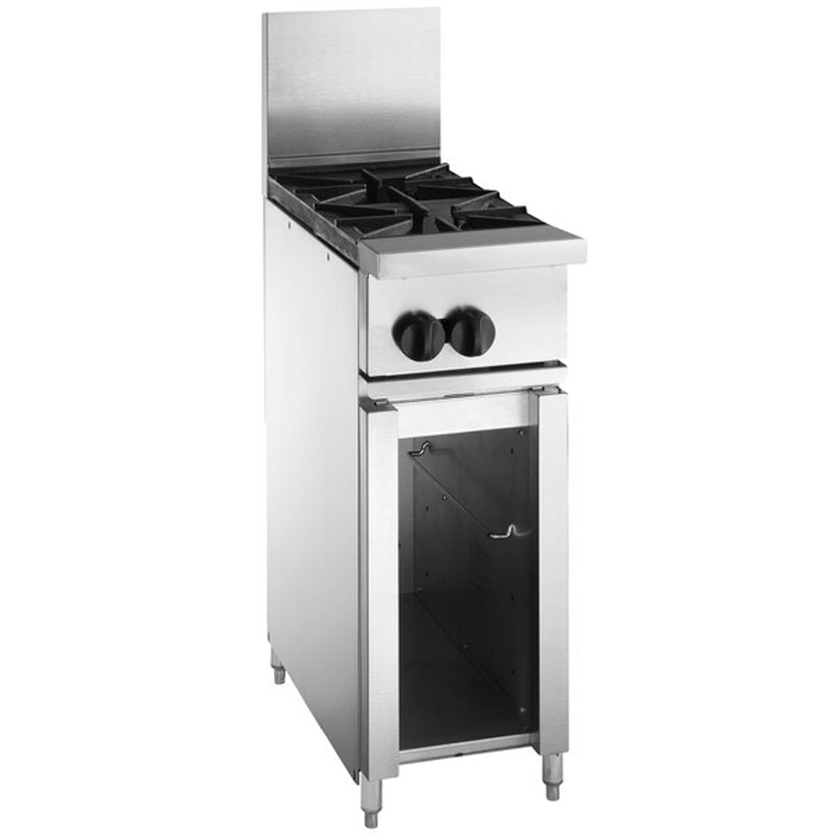 Vulcan 12-2B 12-Inch Commercial Gas Range — 2 Burners, Manual Control