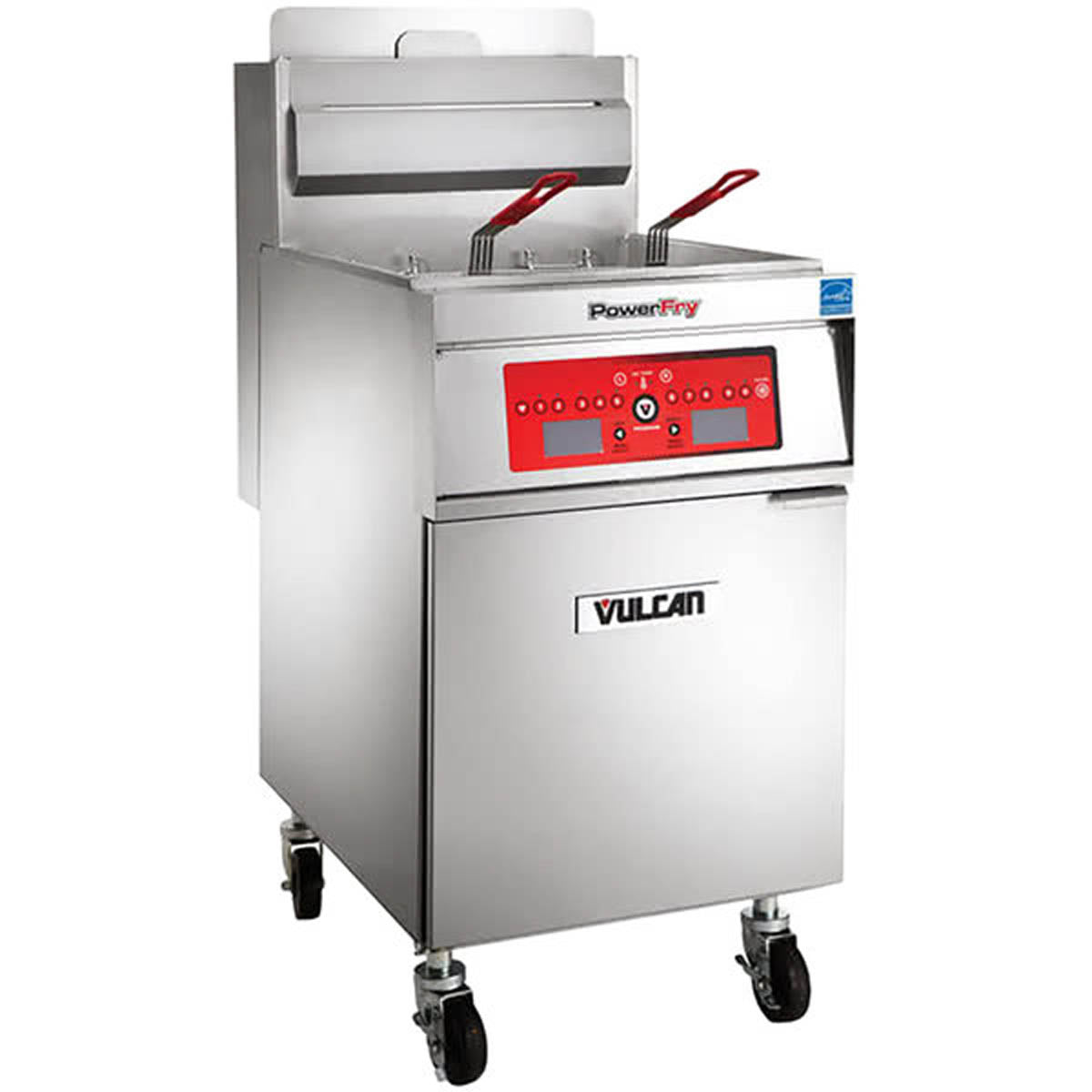 Vulcan 1TR85DF 21-Inch 85-90-lb Commercial Gas Fryer — Digital Controls, Ng Or Lp