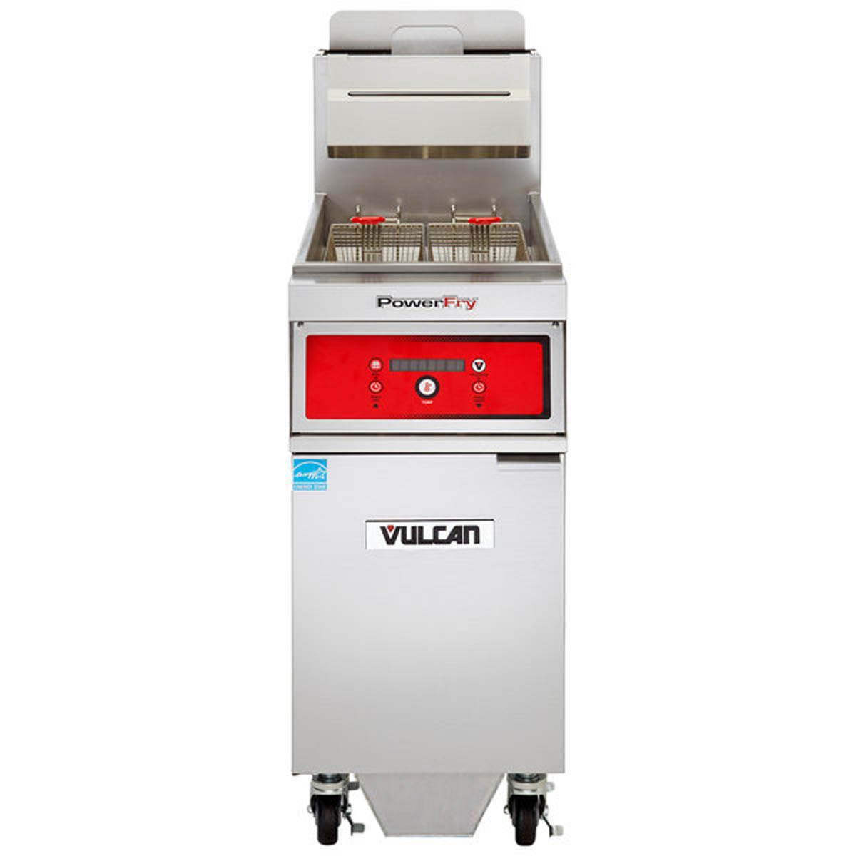 Vulcan 1VK45DF 15.5-Inch 45-50-lb Commercial Gas Fryer — Digital Controls, Ng Or Lp
