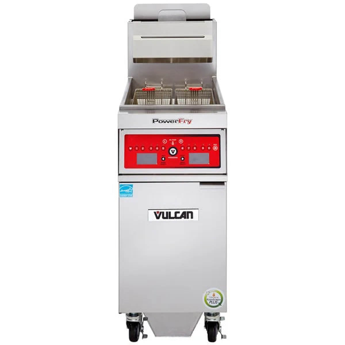 Vulcan 1VK85CF 21-Inch 85-90-lb Commercial Gas Fryer — Computer Controls, Ng Or Lp