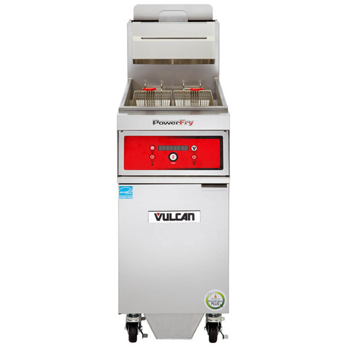 Vulcan 1VK85DF 21-Inch 85-90-lb Commercial Gas Fryer — Digital Controls, Ng Or Lp