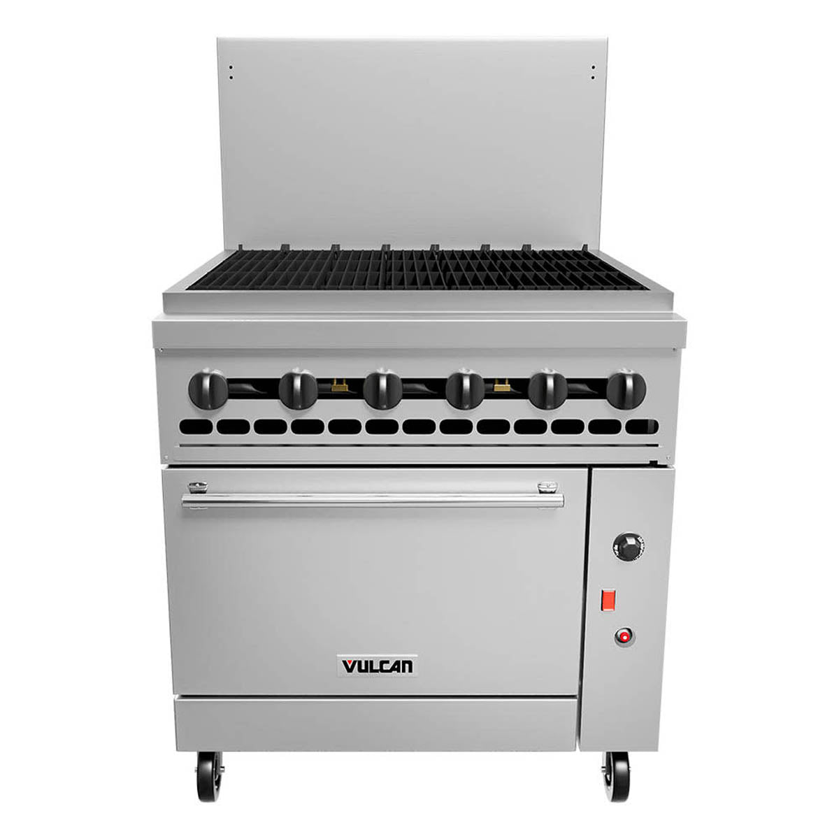 Vulcan 36S-36CBP 36.07-Inch Commercial Gas Range — Standard Oven, Manual Control, Liquid Propane