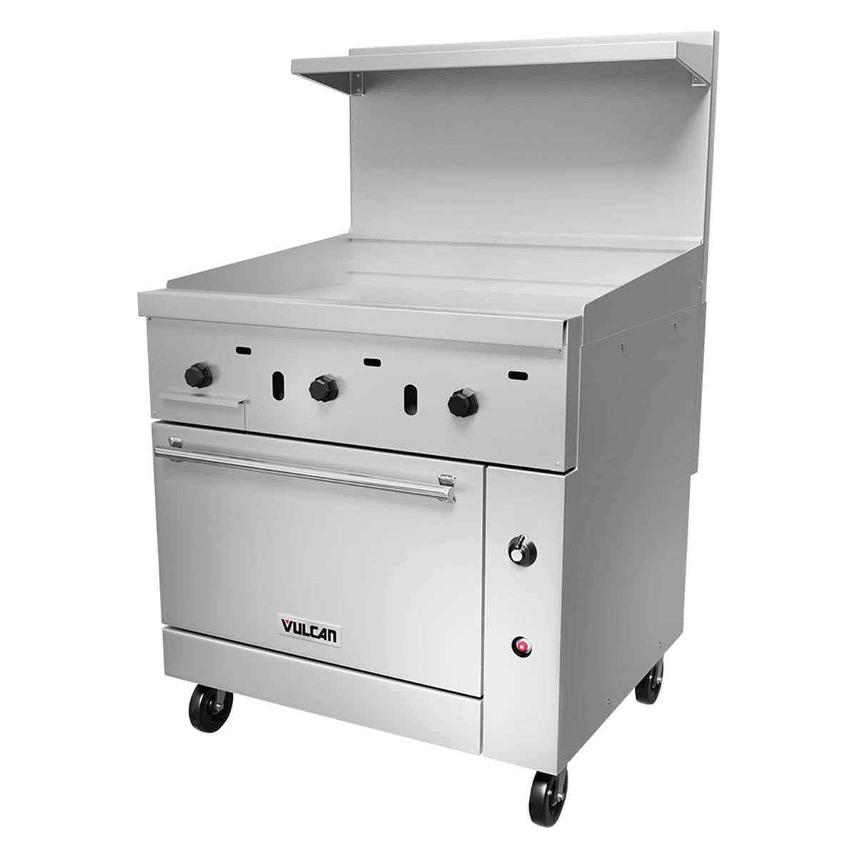 Vulcan 36S-36GT 36-Inch Commercial Gas Range — Standard Oven, Thermostatic Control