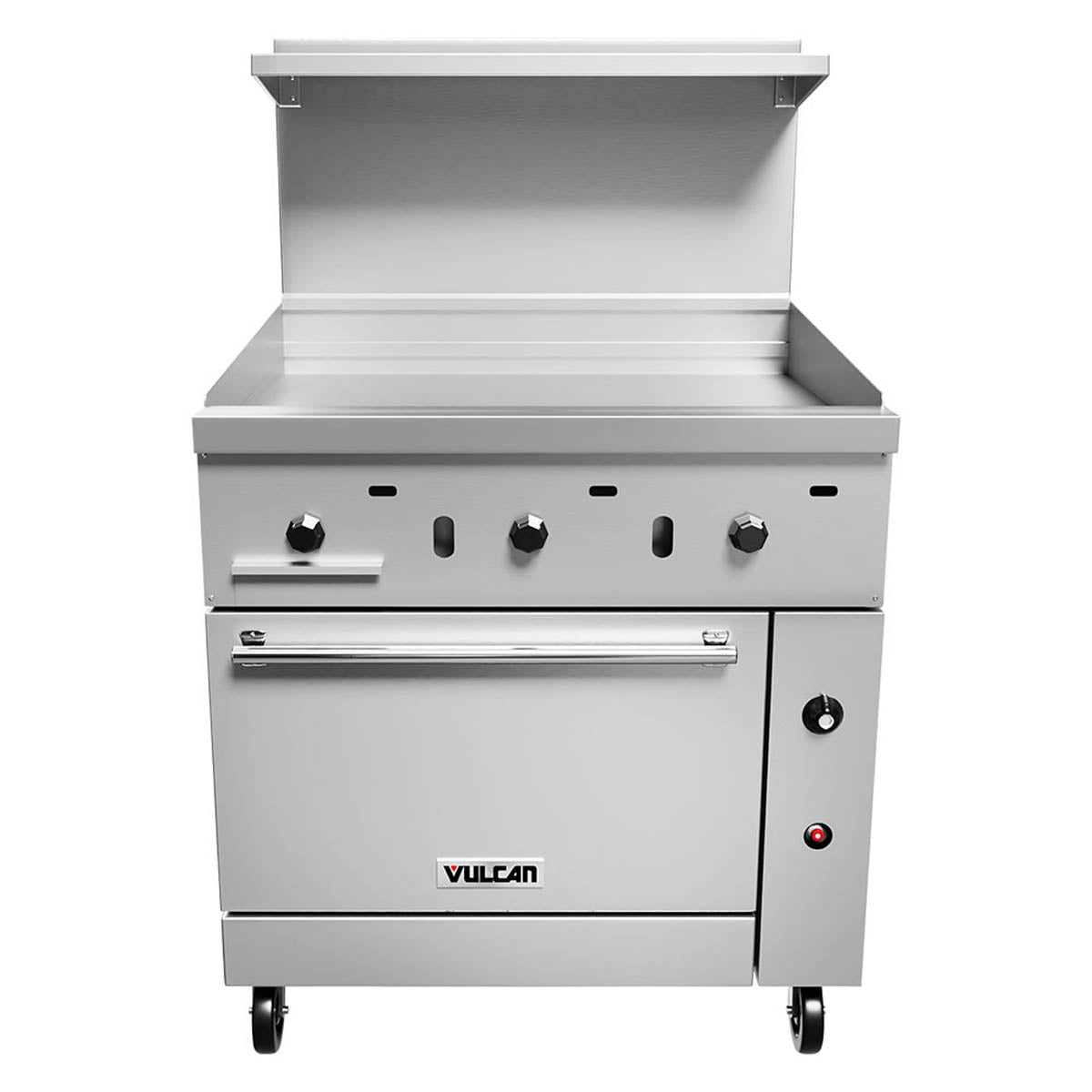 Vulcan 36S-36GT 36-Inch Commercial Gas Range — Standard Oven, Thermostatic Control