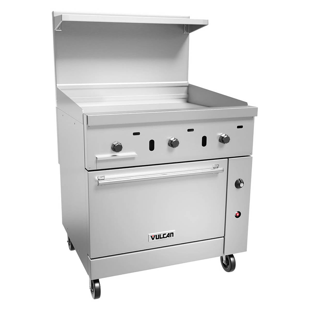 Vulcan 36S-36GT 36-Inch Commercial Gas Range — Standard Oven, Thermostatic Control