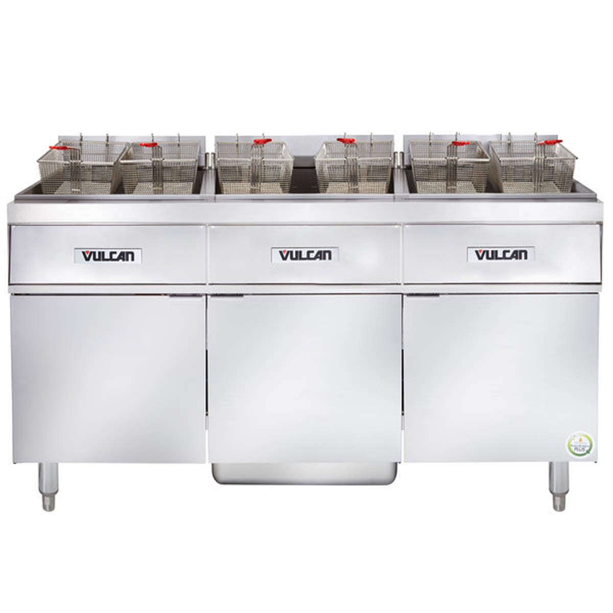 Vulcan 3ER50AF 46.5-Inch 150-lb Commercial Electric Fryer — Solid State Controls
