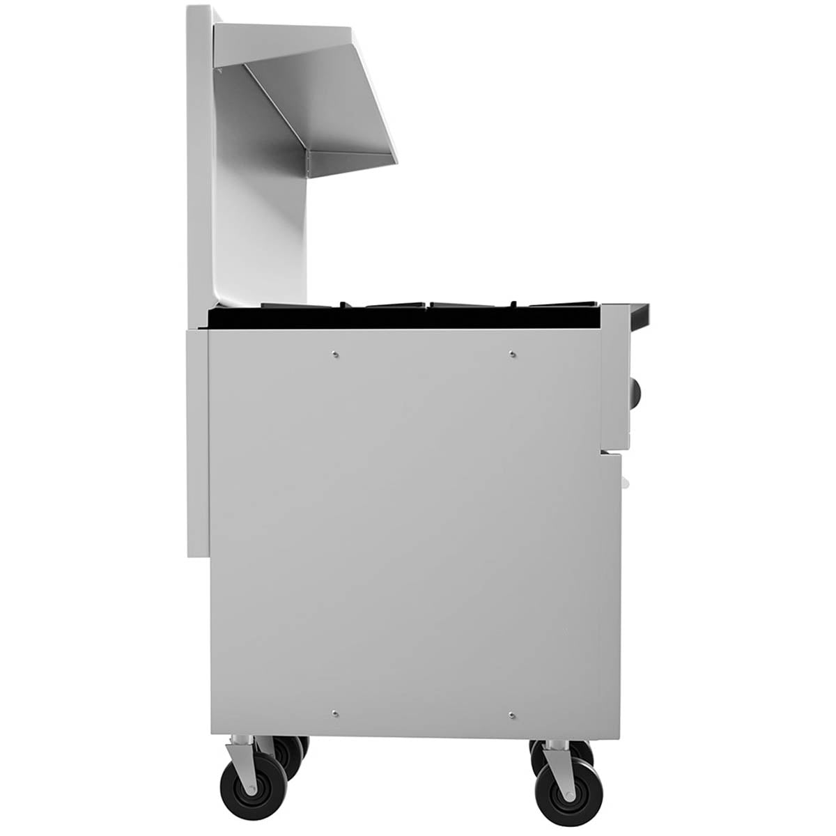 Vulcan 48C-8B 48-Inch Commercial Gas Range — 4 Burners, Convection Oven, Manual Control