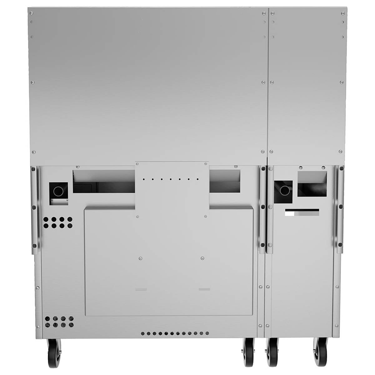 Vulcan 48C-8B 48-Inch Commercial Gas Range — 4 Burners, Convection Oven, Manual Control