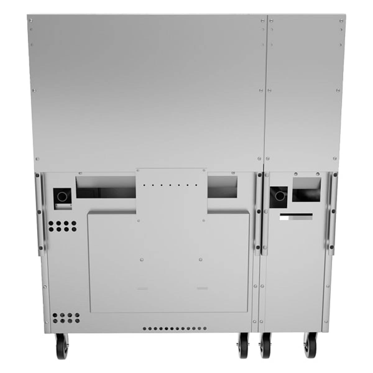 Vulcan 48S-8B 48-Inch Commercial Gas Range — 8 Burners, Standard Oven, Manual Control