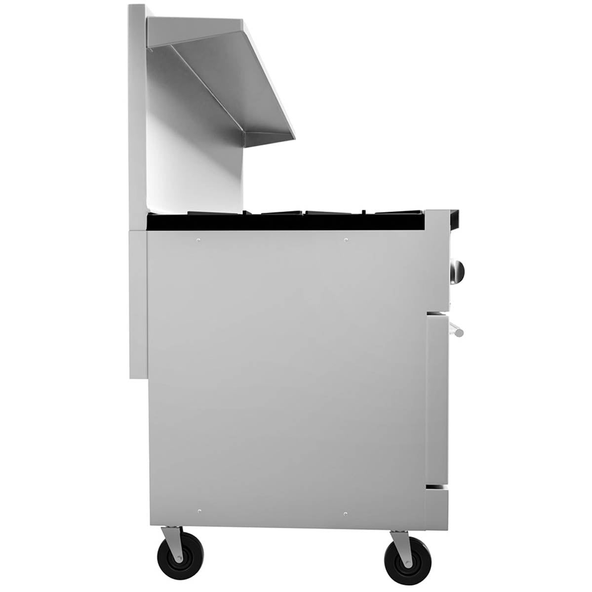 Vulcan 72CC-12B 72-Inch Commercial Gas Range — 12 Burners, Convection Oven, Manual Control
