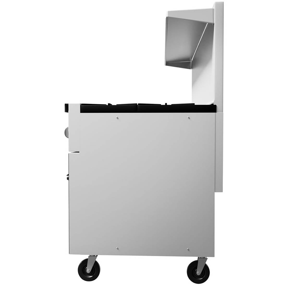 Vulcan 72CC-12B 72-Inch Commercial Gas Range — 12 Burners, Convection Oven, Manual Control