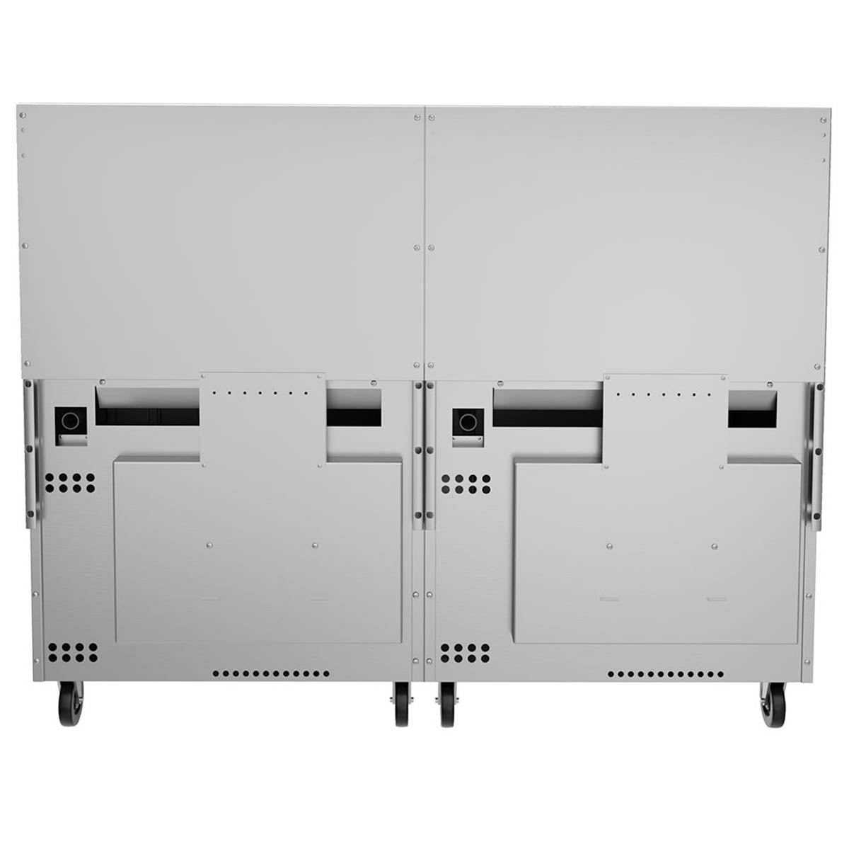 Vulcan 72CC-12B 72-Inch Commercial Gas Range — 12 Burners, Convection Oven, Manual Control