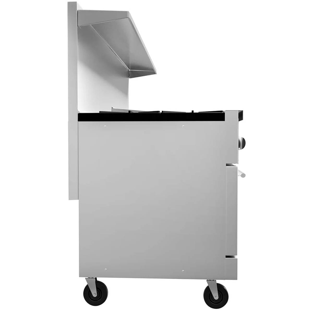 Vulcan 72RS-6B36GT 72-Inch Commercial Gas Range — 6 Burners, Standard Oven, Manual Control