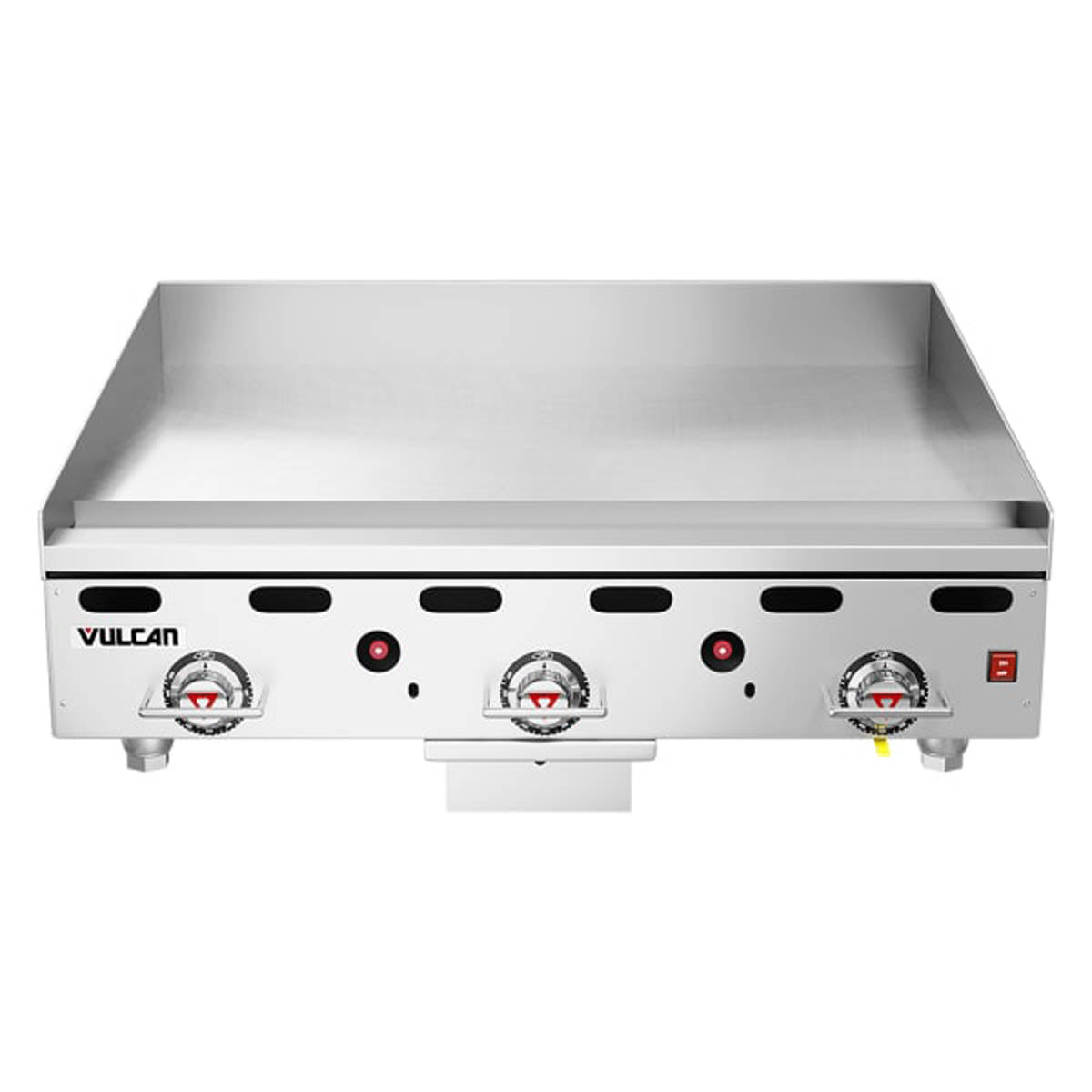 Vulcan 936RX-30 36-Inch Commercial Gas Griddle — 3 Burners, Snap-Action Thermostatic Controls