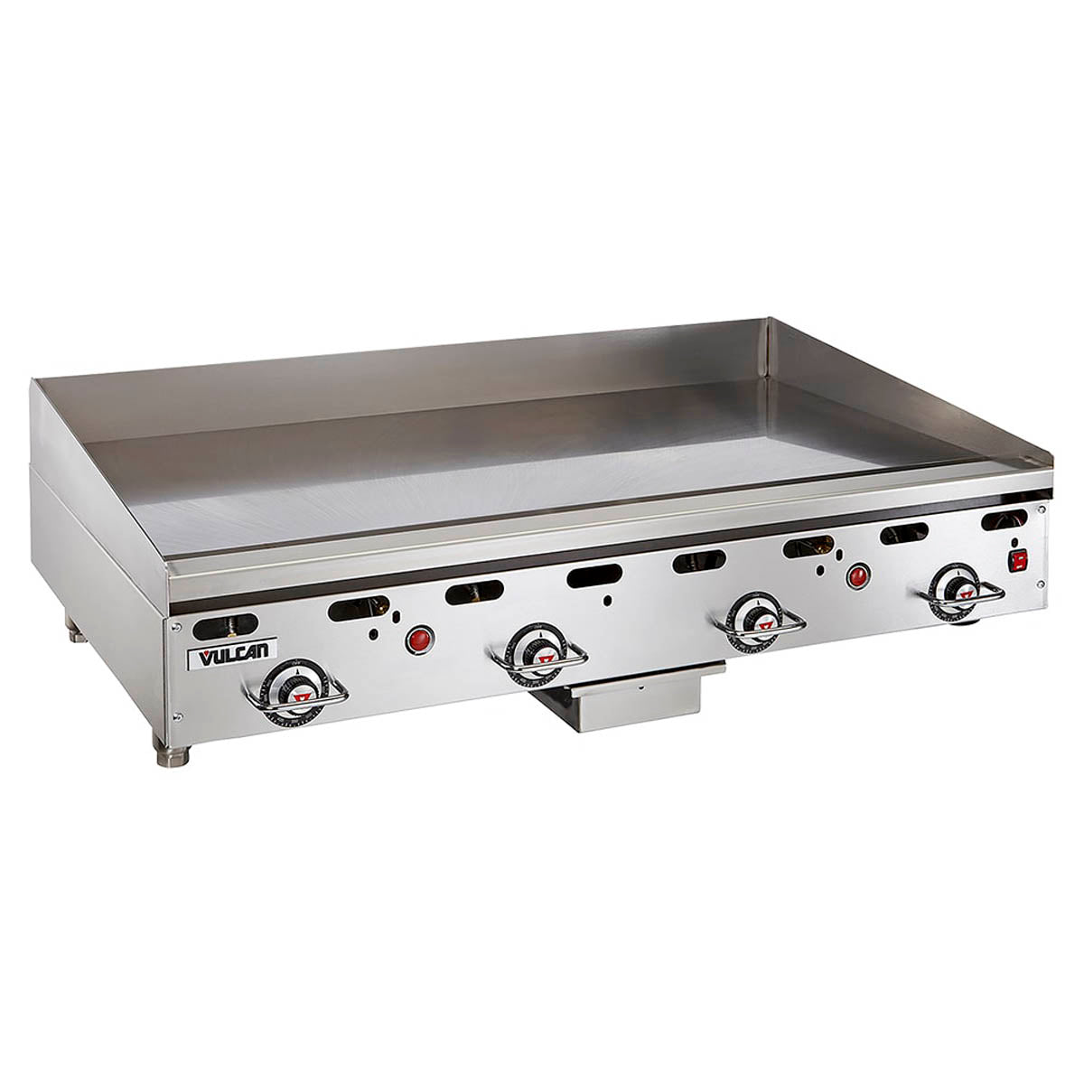 Vulcan 948RX-30 48-Inch Commercial Gas Griddle — 4 Burners, Snap-Action Thermostatic Controls